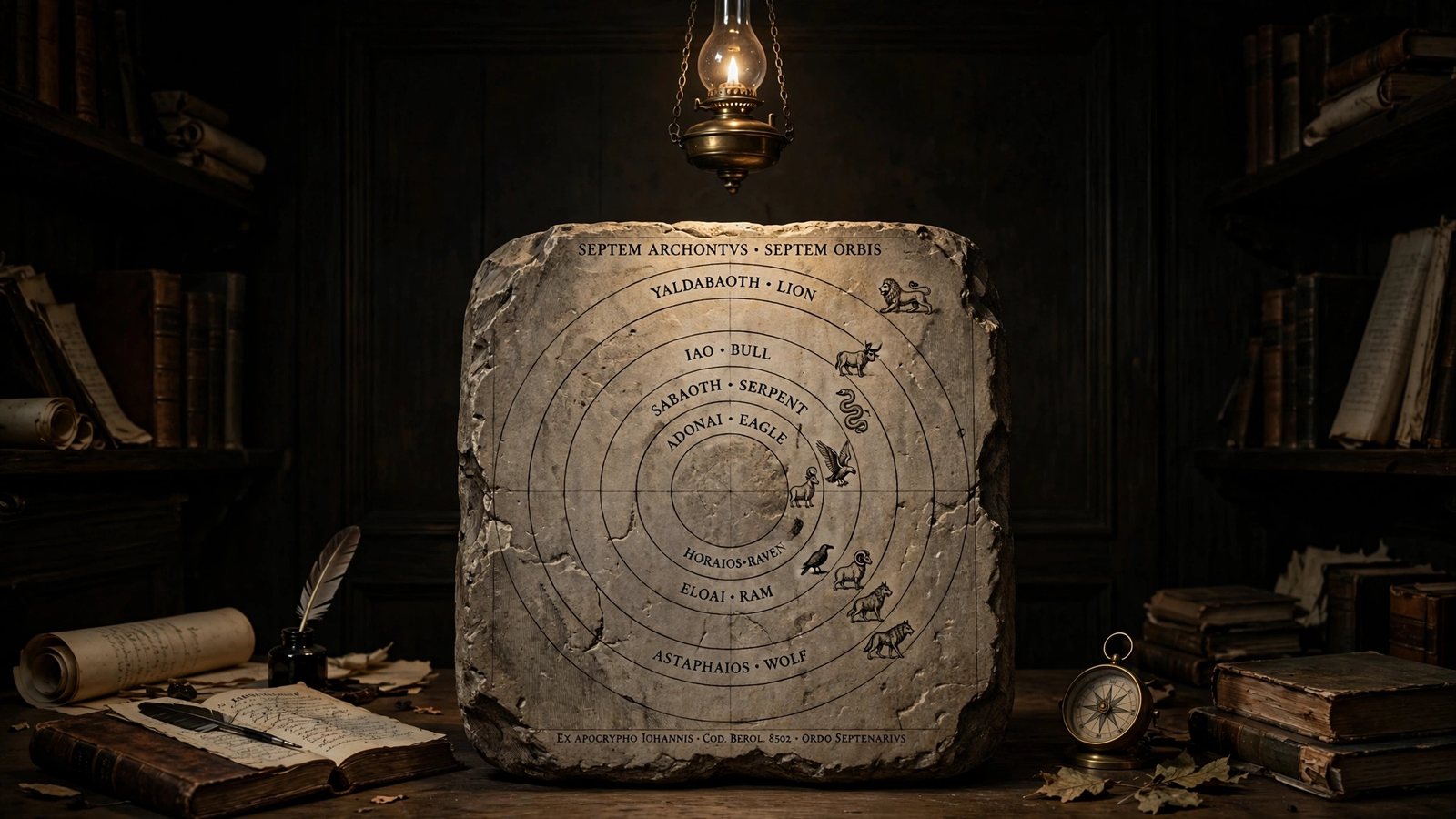 The seven Archons — the rulers of the spheres